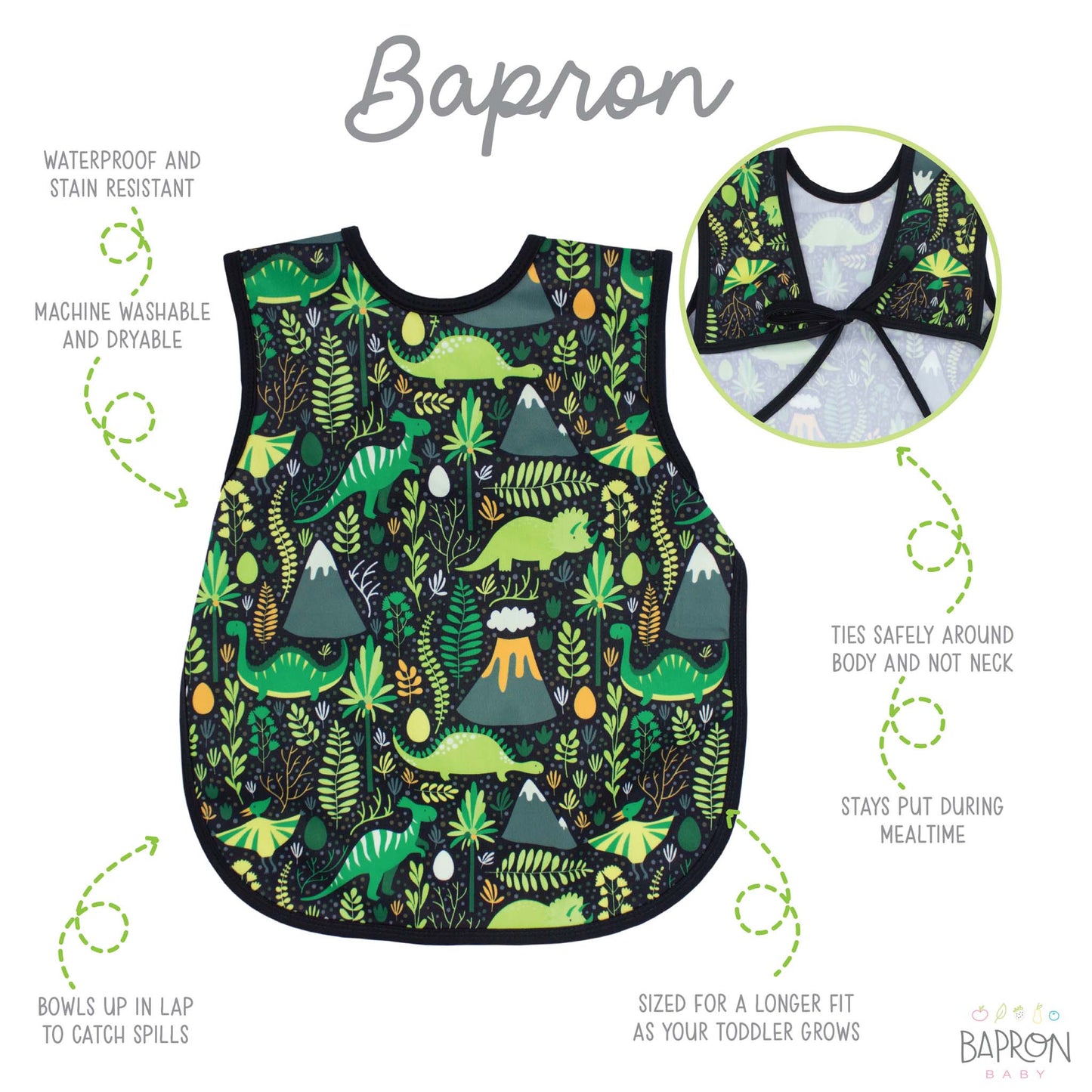 BapronBaby Toddler Bib (6m+) Hip Mommies