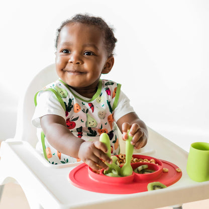 BapronBaby Toddler Bib | Full-Coverage for Baby-Led Weaning | Canada Bibs Hip Mommies