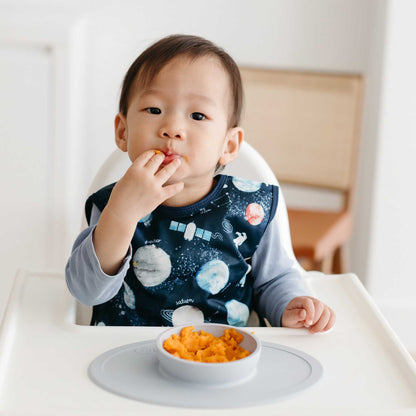 BapronBaby Toddler Bib | Full-Coverage for Baby-Led Weaning | Canada Bibs Hip Mommies