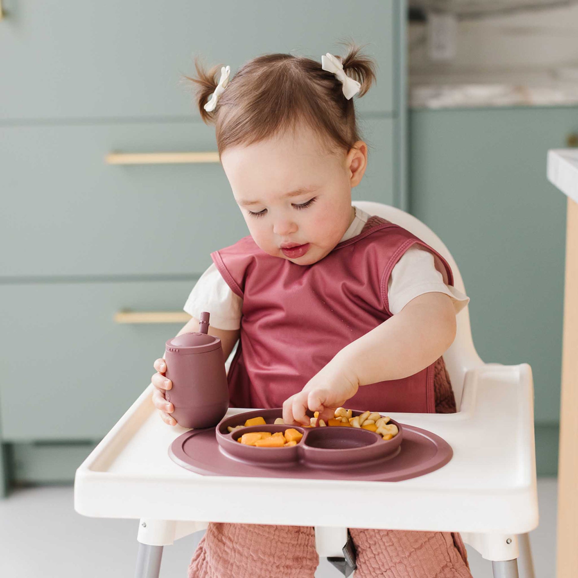 BapronBaby Toddler Bib (6m-3T): Minimalist Solid Colours | Canada Bibs Hip Mommies