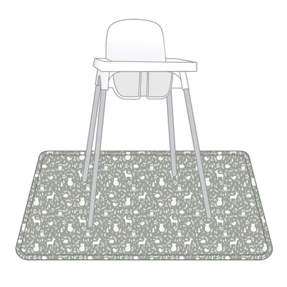 BapronBaby Highchair Splash Mat: Waterproof, Easy to Clean | Canada Feeding Hip Mommies