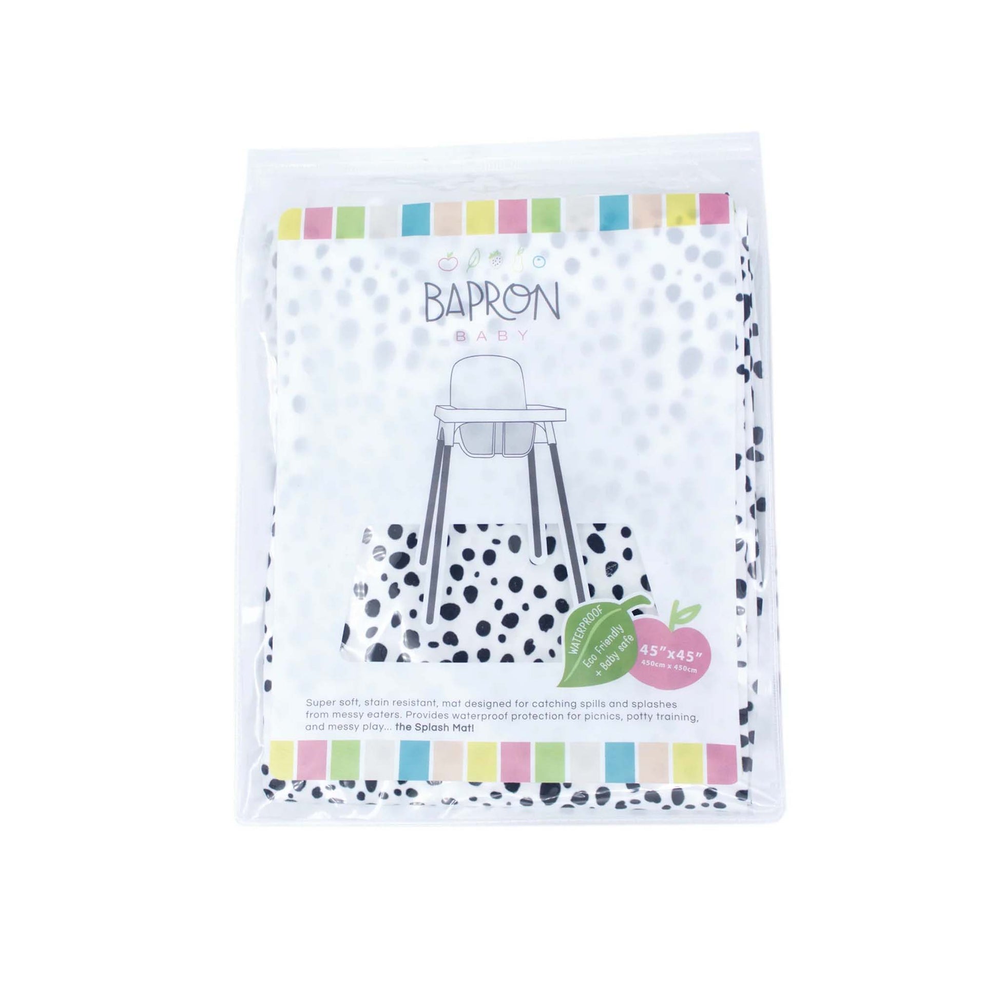 BapronBaby Highchair Splash Mat: Waterproof, Easy to Clean | Canada Feeding Hip Mommies