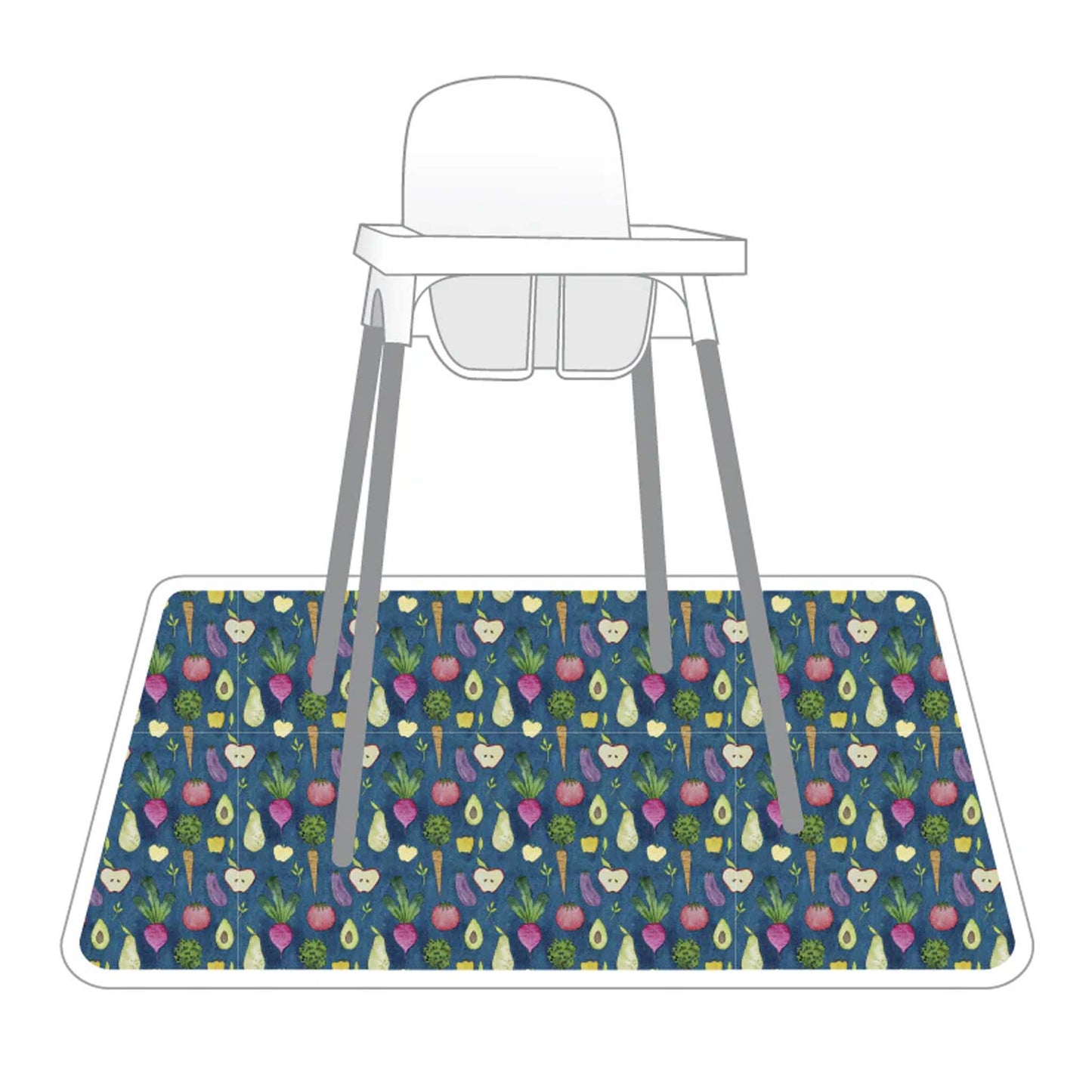 BapronBaby Highchair Splash Mat: Waterproof, Easy to Clean | Canada Feeding Hip Mommies