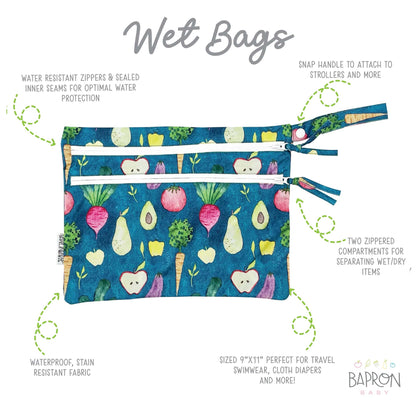 BapronBaby Wet Bag Leakproof for Baby Essentials On-The-Go | Canada Wet Bag Hip Mommies