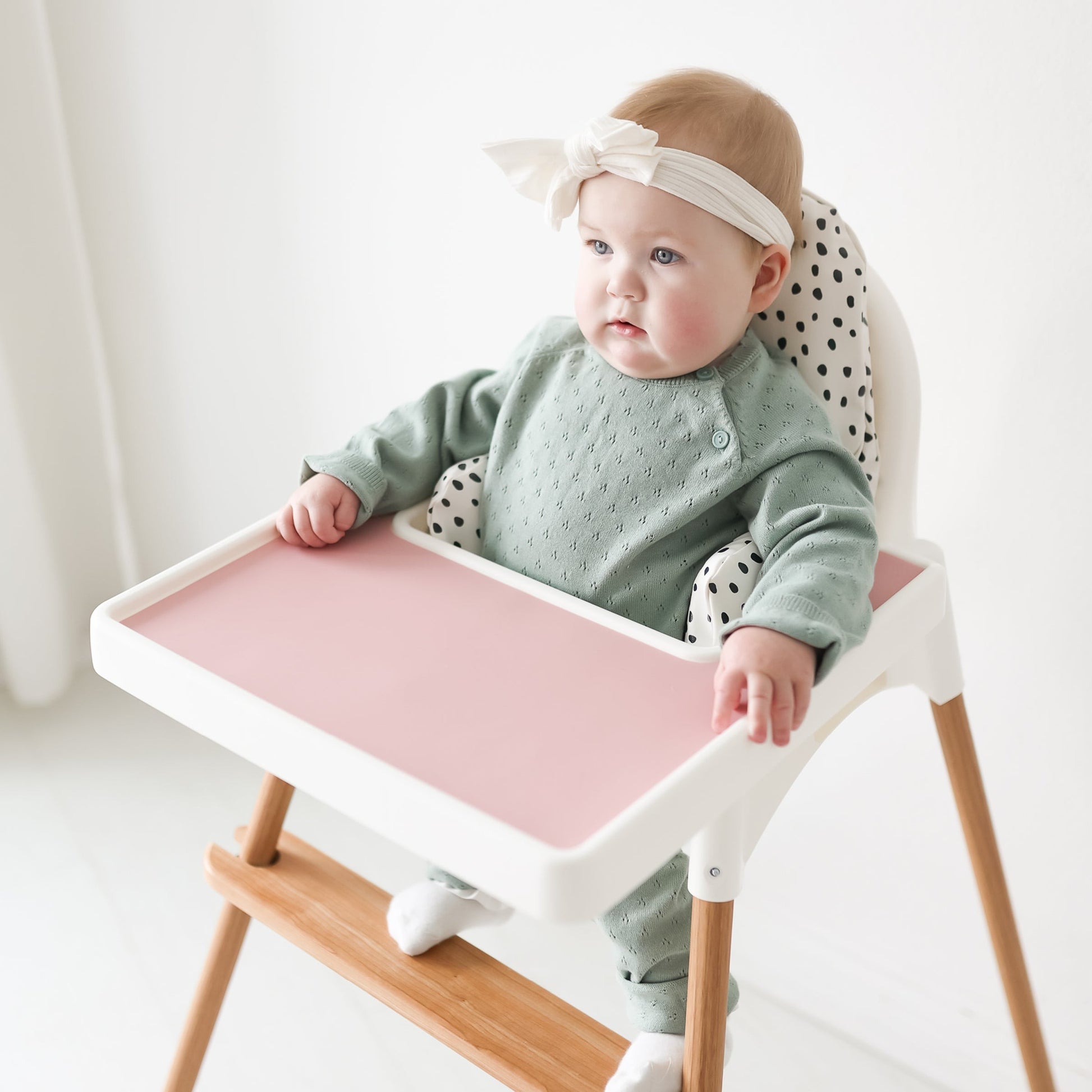 CLEARANCE Canada | Yeah Baby Goods High Chair Placemat - Dusty Rose Highchair Accessory Hip Mommies