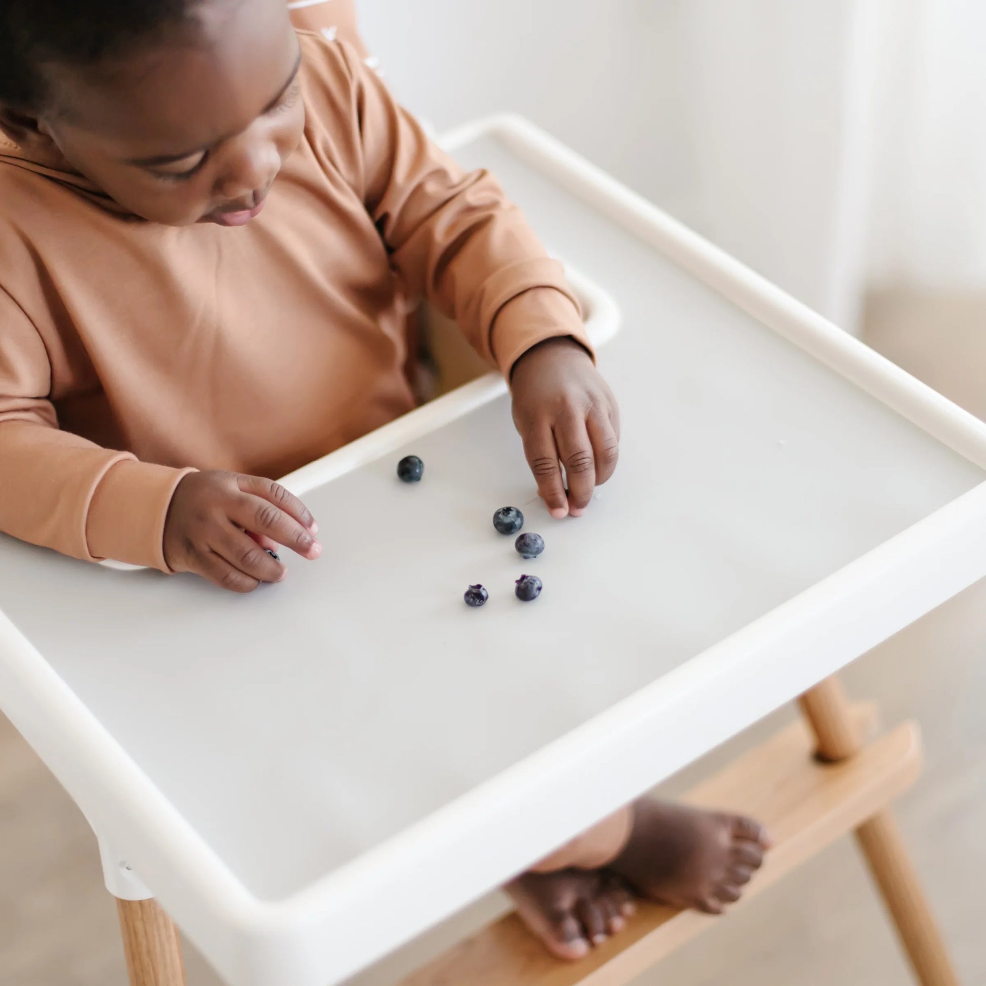 CLEARANCE Canada | Yeah Baby Goods High Chair Placemat - Stone Grey Highchair Accessory Hip Mommies