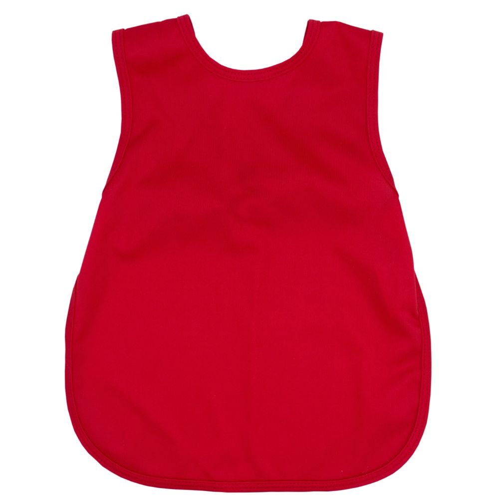 BapronBaby Toddler Bib (6m+) Minimalist Candy Apple Red Hip Mommies