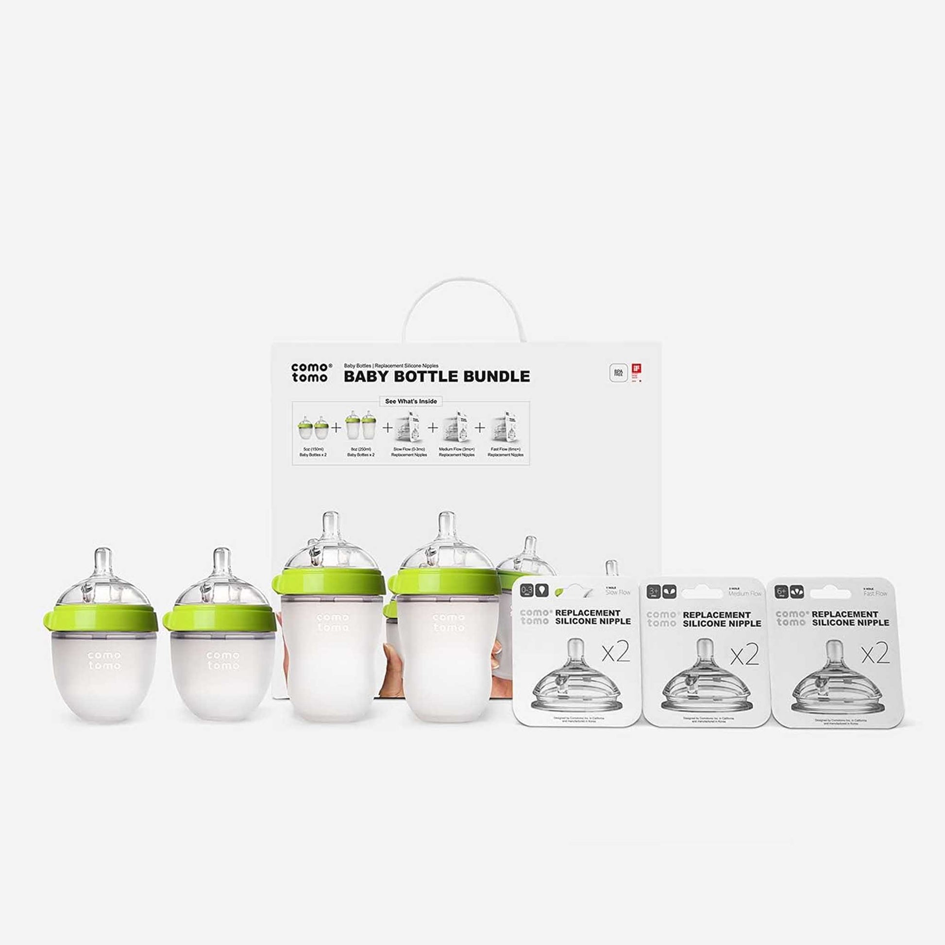 Natural Feel for Breastfed Babies | Comotomo Baby Bottle Bundle Canada Baby Shower Gift Hip Mommies