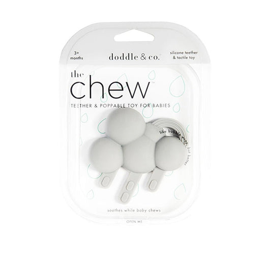 Doddle & Co. The Chew Poppable Teether in Looks Like Rain Hip Mommies