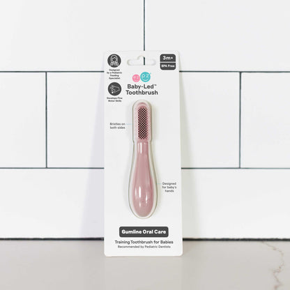 ezpz Baby-Led Toothbrush Designed for Tiny Mouths and Hands | Canada Oral Care Hip Mommies