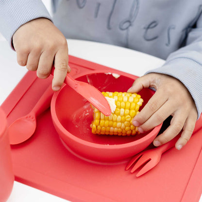 ezpz Happy Bowl | Suction Bowl & Placemat for Toddlers | Canada Bowl Hip Mommies