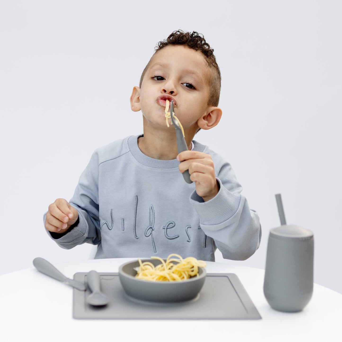 ezpz Happy Bowl | Suction Bowl & Placemat for Toddlers | Canada Bowl Hip Mommies