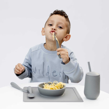 ezpz Happy Bowl | Suction Bowl & Placemat for Toddlers | Canada Bowl Hip Mommies