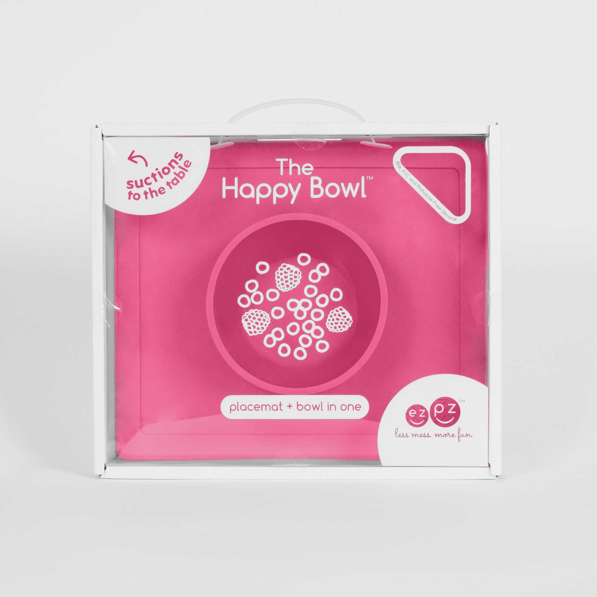 ezpz Happy Bowl | Suction Bowl & Placemat for Toddlers | Canada Bowl Hip Mommies