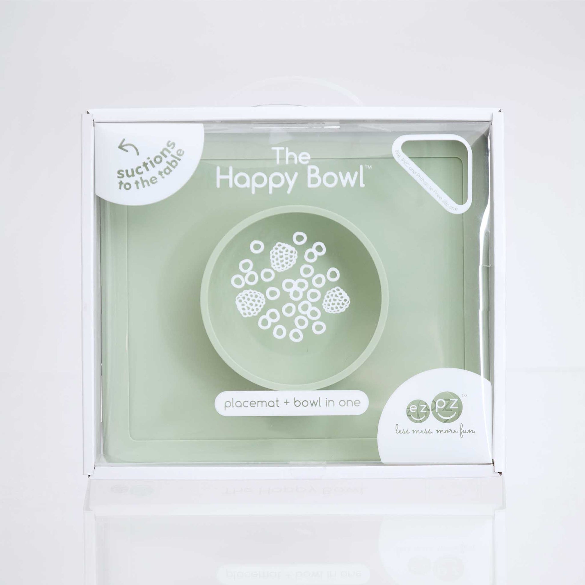 ezpz Happy Bowl | Suction Bowl & Placemat for Toddlers | Canada Bowl Hip Mommies