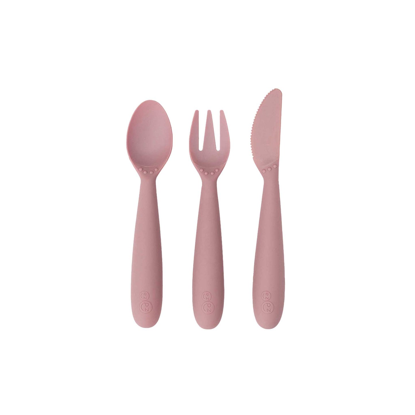 ezpz Happy Utensils | Spoon, Fork & Knife for Self-Feeding | Canada Utensils Hip Mommies