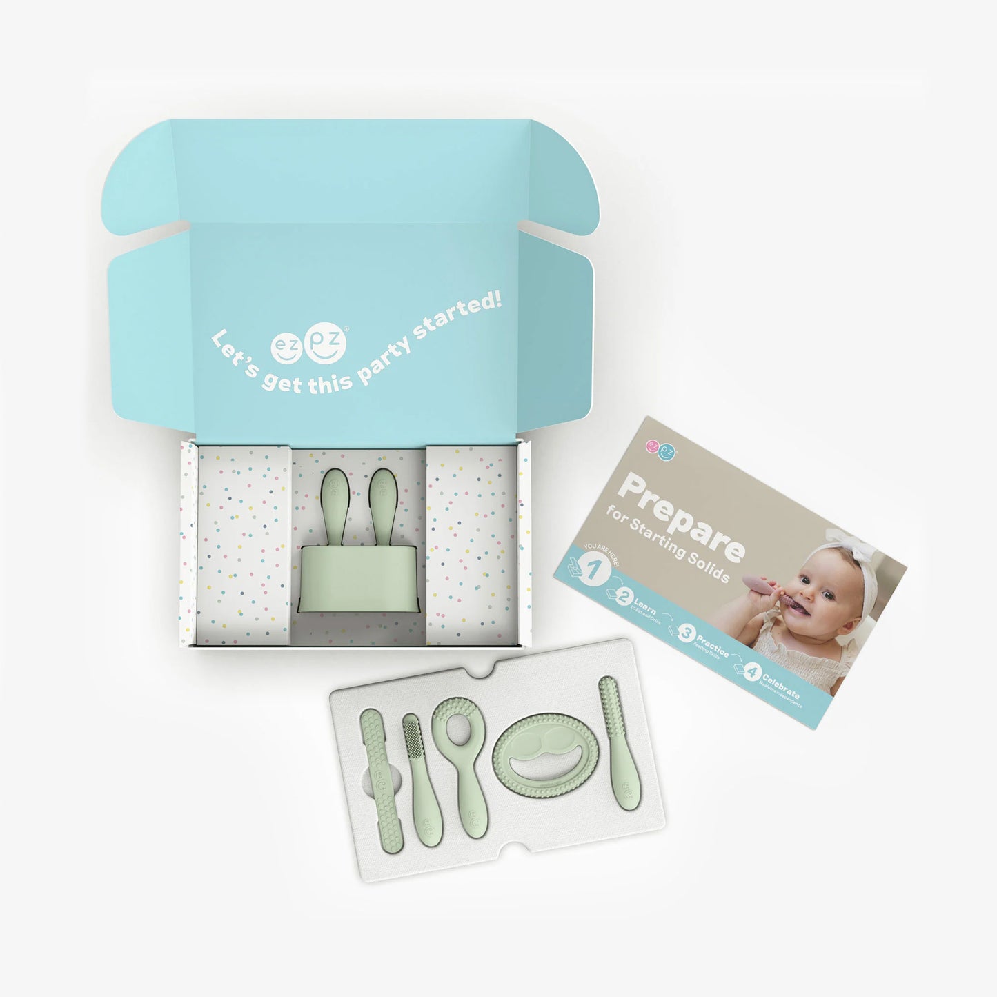 ezpz Kit 1 | Prepare for Starting Solids Pre-Feeding | ezpz Canada Baby Shower Gift Hip Mommies