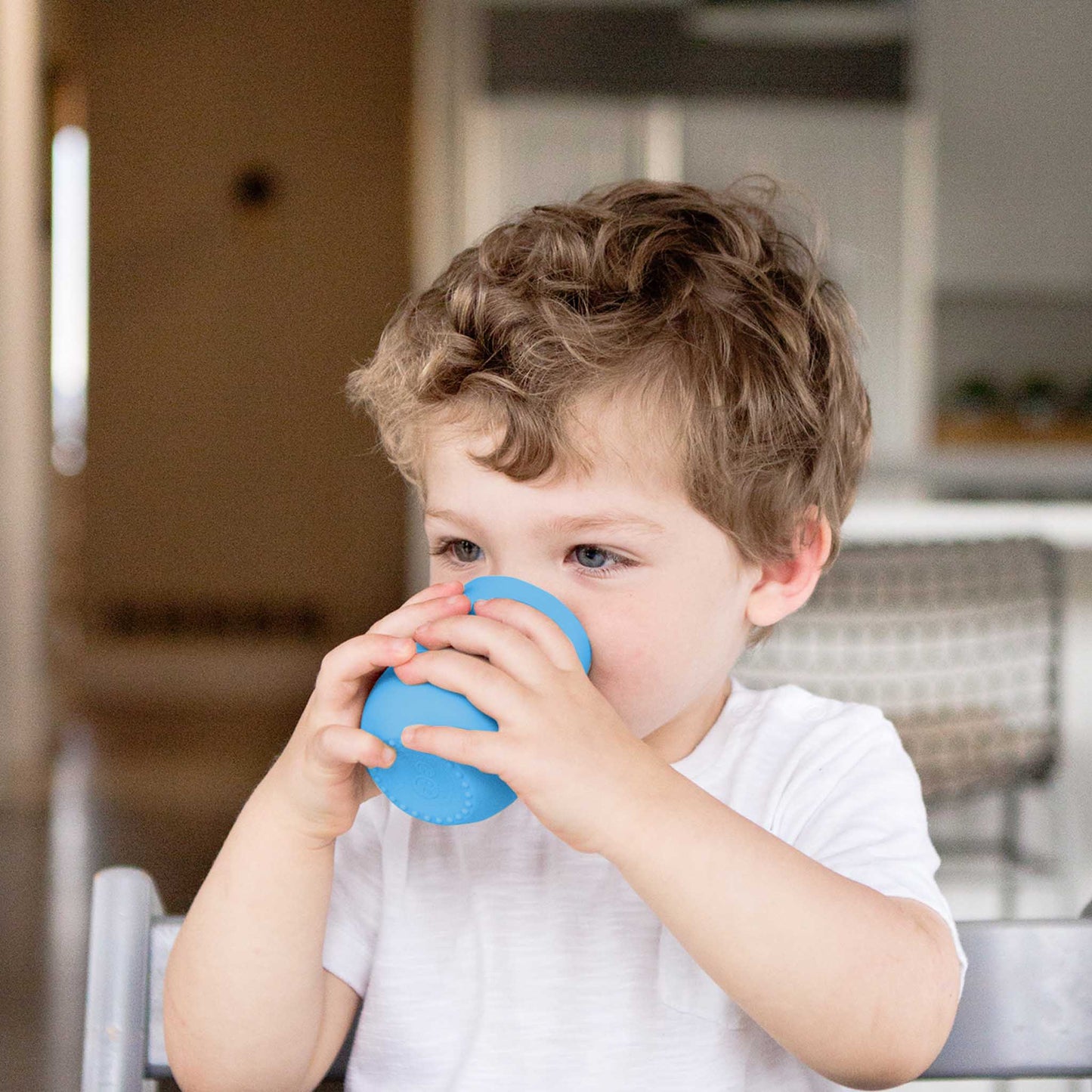 ezpz Mini Cup | Open Cup Drinking | Soft Silicone Baby Cup | Canada Feeding Hip Mommies