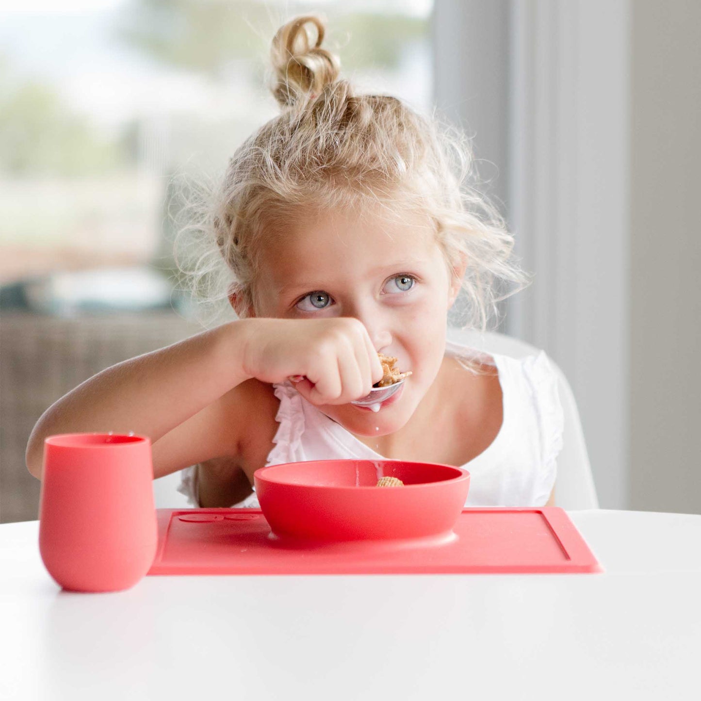 ezpz Mini Cup | Open Cup Drinking | Soft Silicone Baby Cup | Canada Feeding Hip Mommies