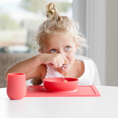 ezpz Mini Cup | Open Cup Drinking | Soft Silicone Baby Cup | Canada Feeding Hip Mommies
