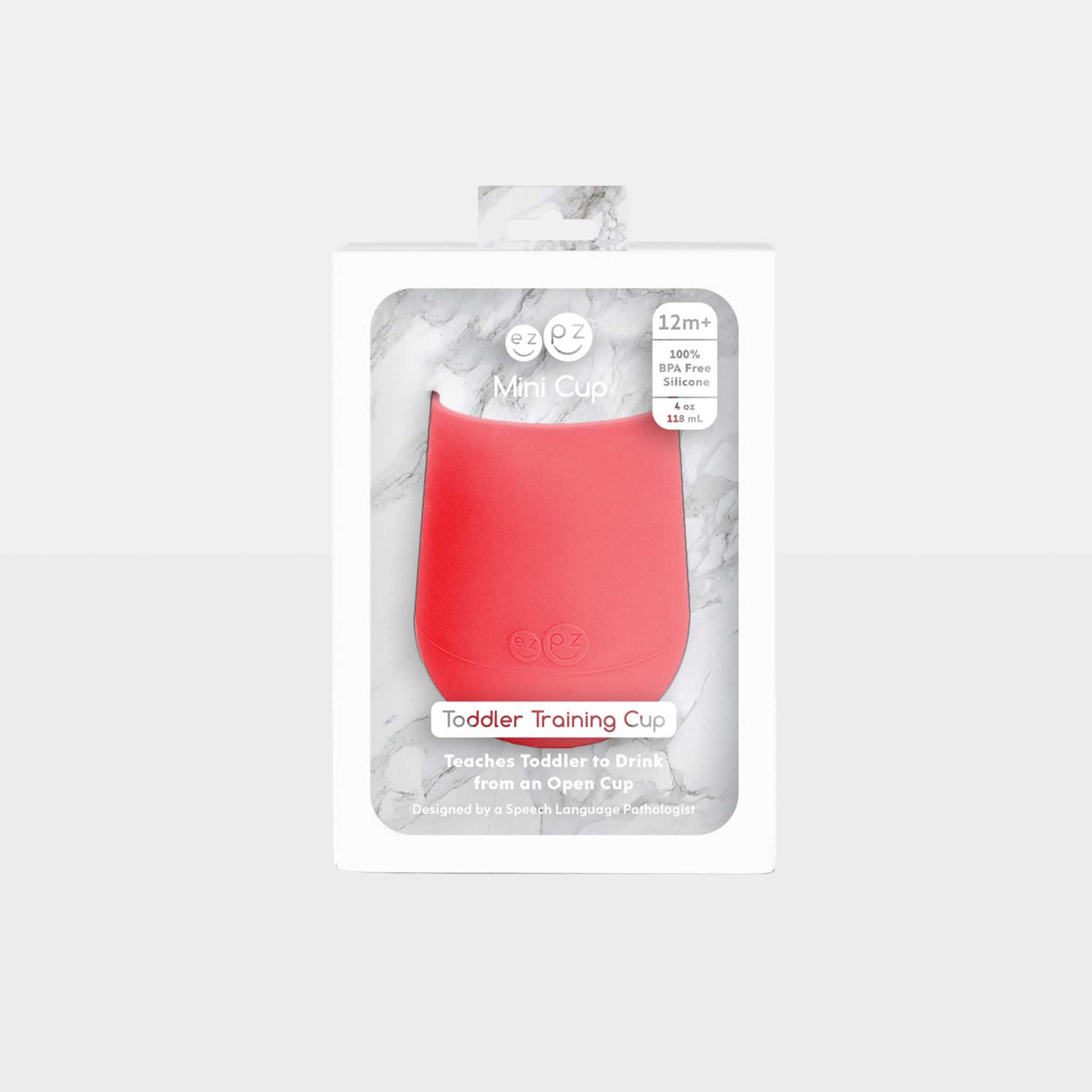 ezpz Mini Cup | Open Cup Drinking | Soft Silicone Baby Cup | Canada Feeding Hip Mommies