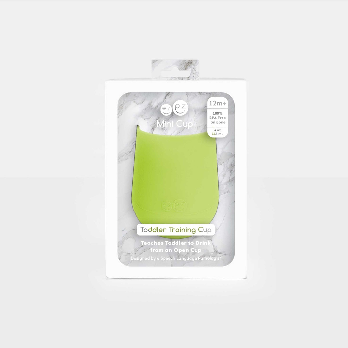 ezpz Mini Cup | Open Cup Drinking | Soft Silicone Baby Cup | Canada Feeding Hip Mommies