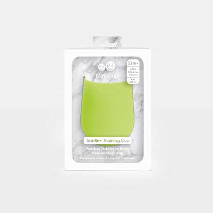 ezpz Mini Cup | Open Cup Drinking | Soft Silicone Baby Cup | Canada Feeding Hip Mommies