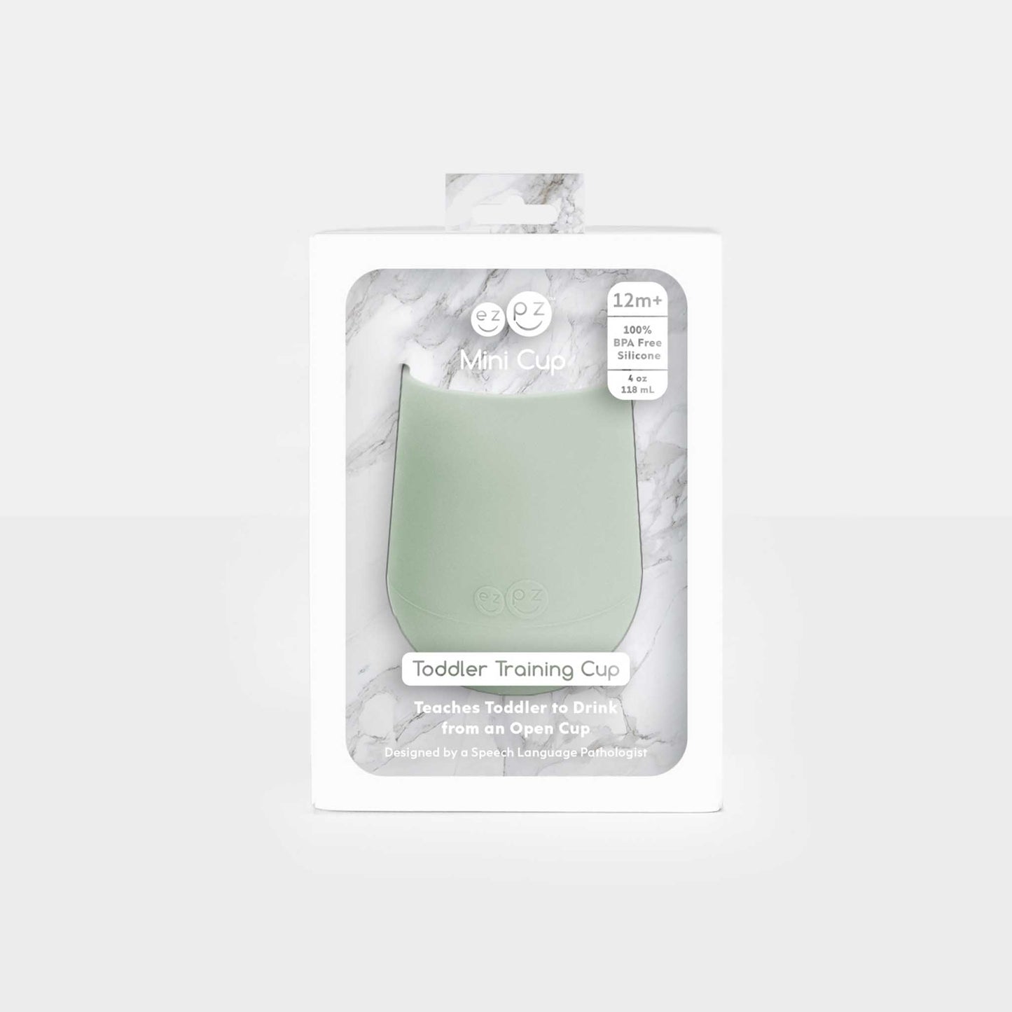 ezpz Mini Cup | Open Cup Drinking | Soft Silicone Baby Cup | Canada Feeding Hip Mommies