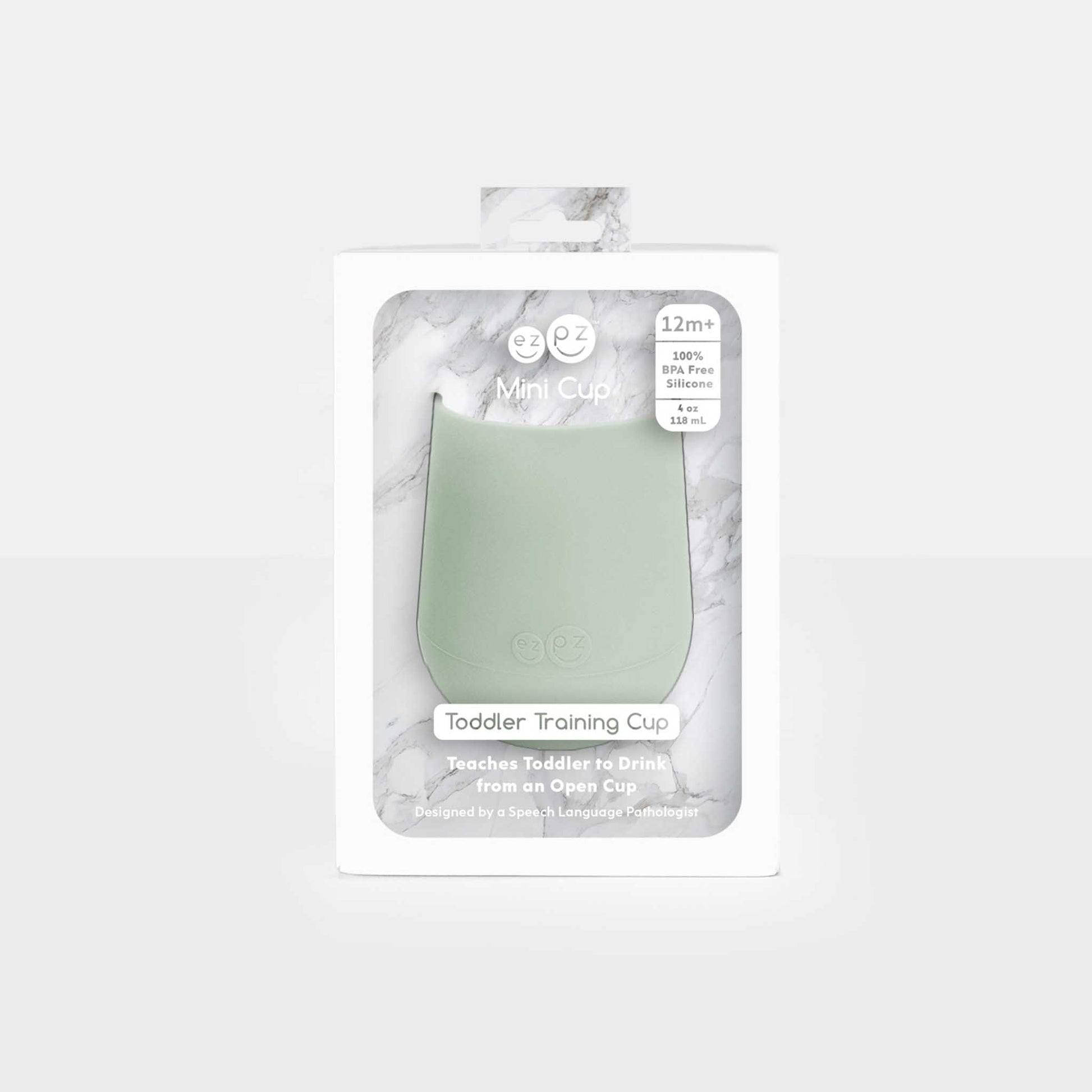 ezpz Mini Cup | Open Cup Drinking | Soft Silicone Baby Cup | Canada Feeding Hip Mommies