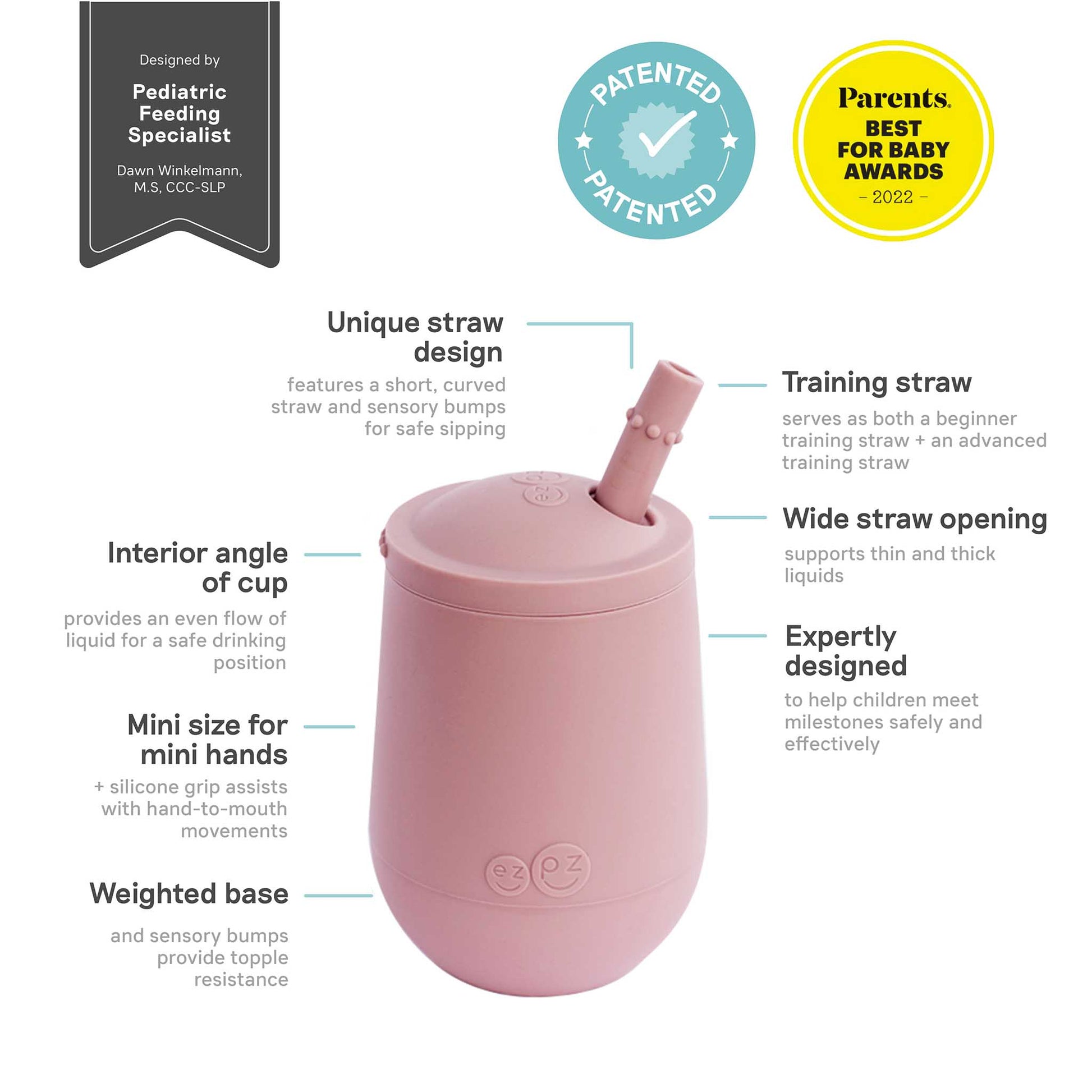 relove | ezpz Mini Cup + Straw System | highly discounted, sample sale | Canada Sippy Cups Hip Mommies