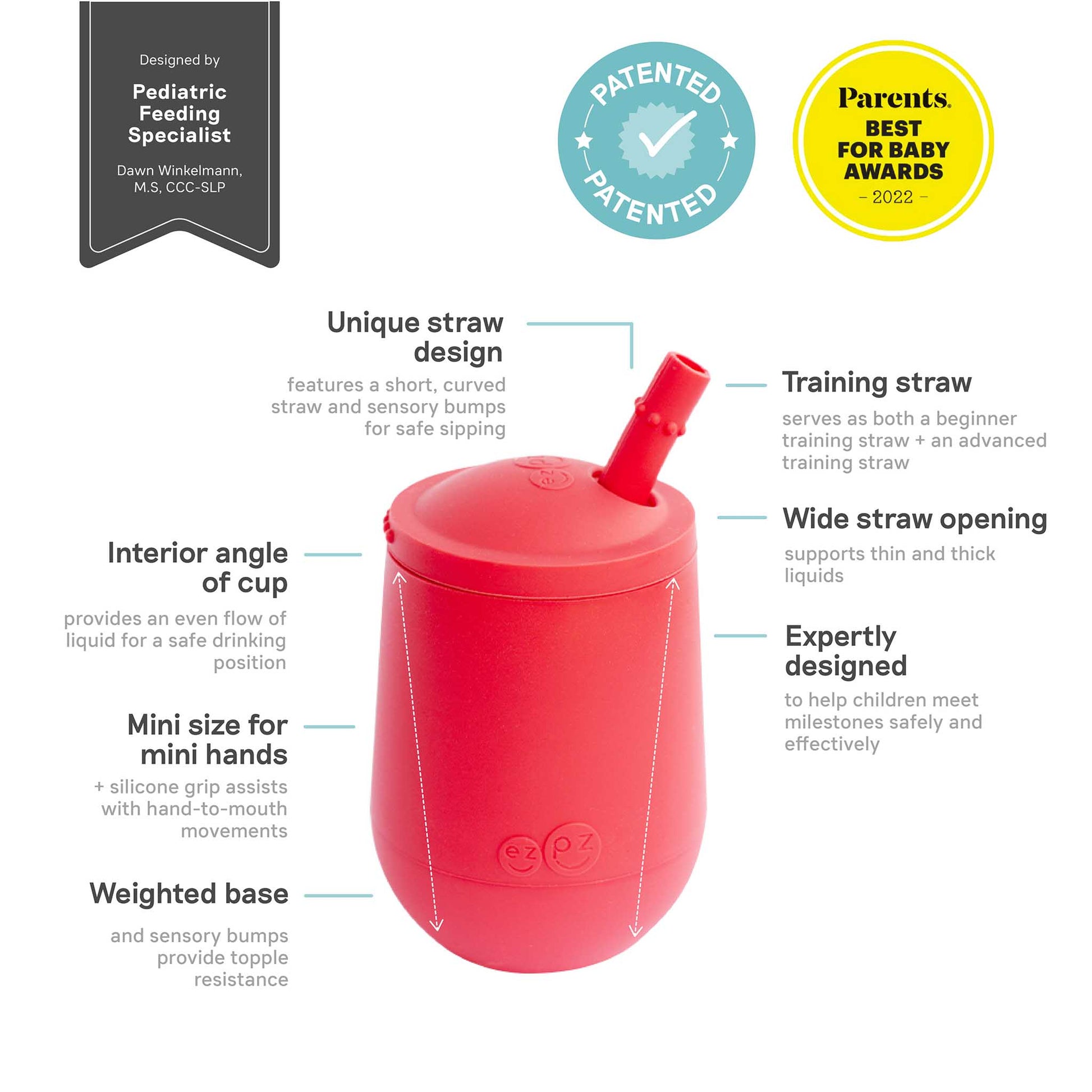 relove | ezpz Mini Cup + Straw System | highly discounted, sample sale | Canada Sippy Cups Hip Mommies