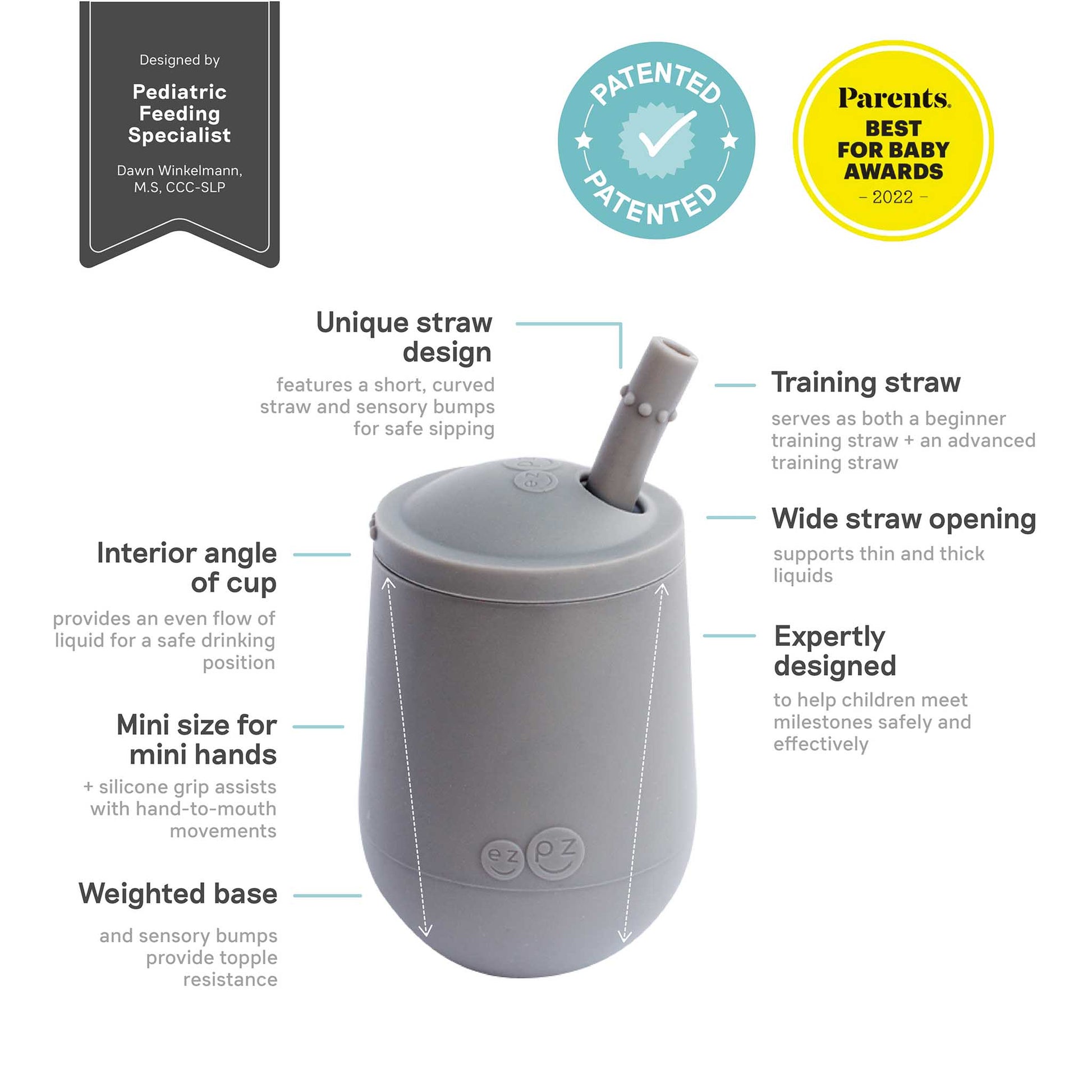 relove | ezpz Mini Cup + Straw System | highly discounted, sample sale | Canada Sippy Cups Hip Mommies