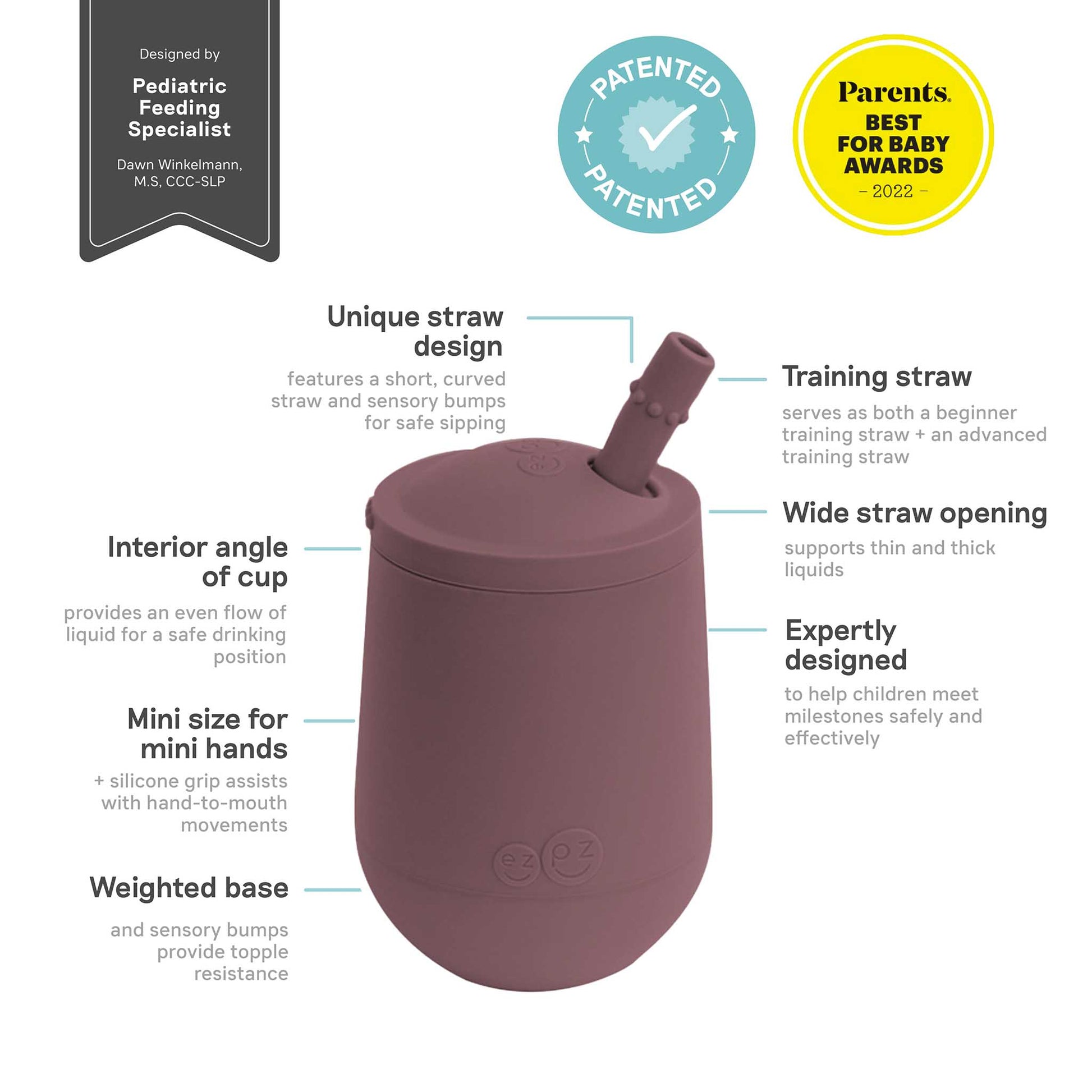 relove | ezpz Mini Cup + Straw System | highly discounted, sample sale | Canada Sippy Cups Hip Mommies