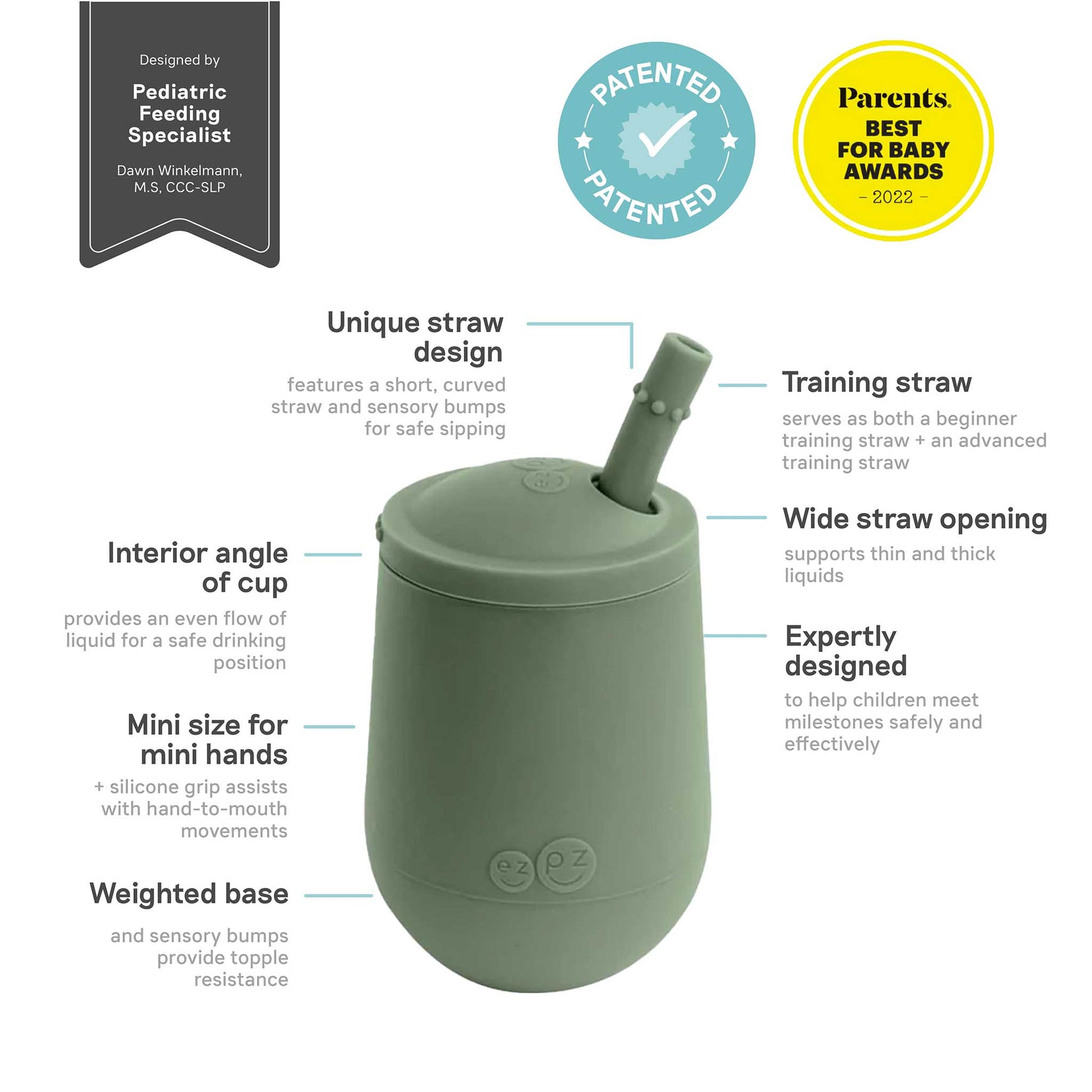 relove | ezpz Mini Cup + Straw System | highly discounted, sample sale | Canada Sippy Cups Hip Mommies