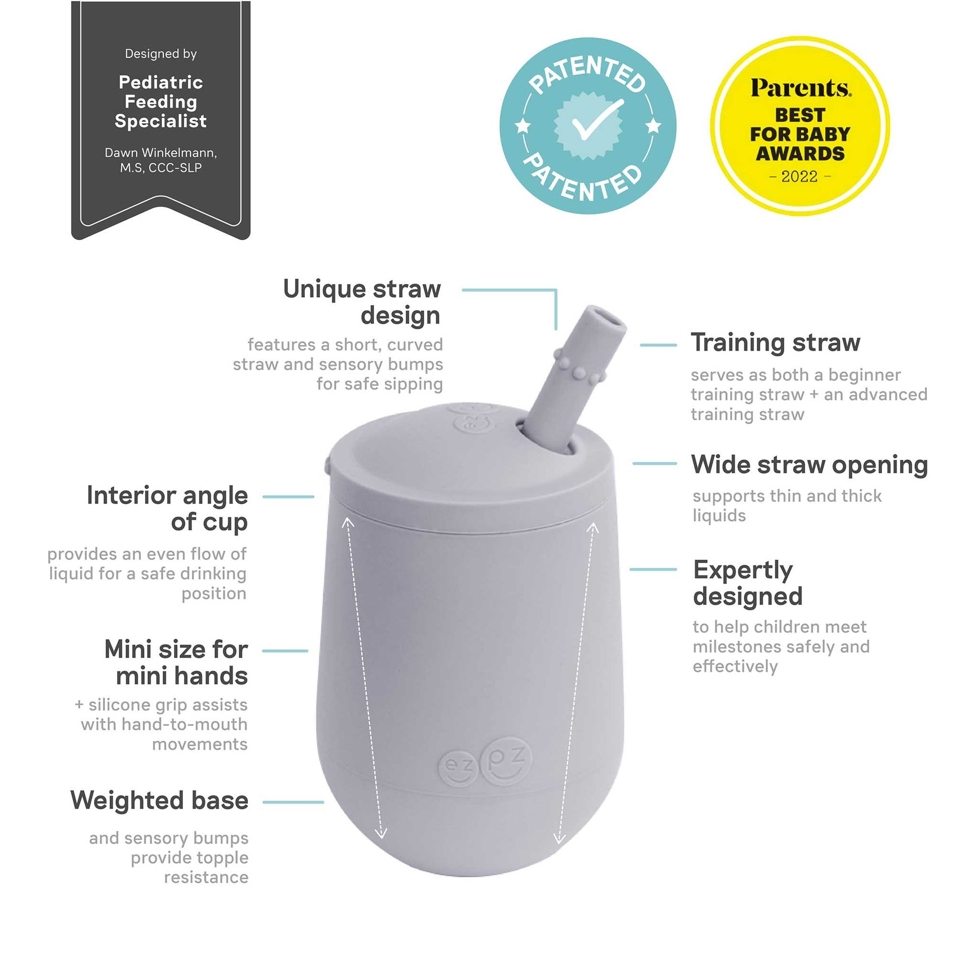 relove | ezpz Mini Cup + Straw System | highly discounted, sample sale | Canada Sippy Cups Hip Mommies