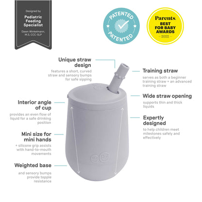 relove | ezpz Mini Cup + Straw System | highly discounted, sample sale | Canada Sippy Cups Hip Mommies