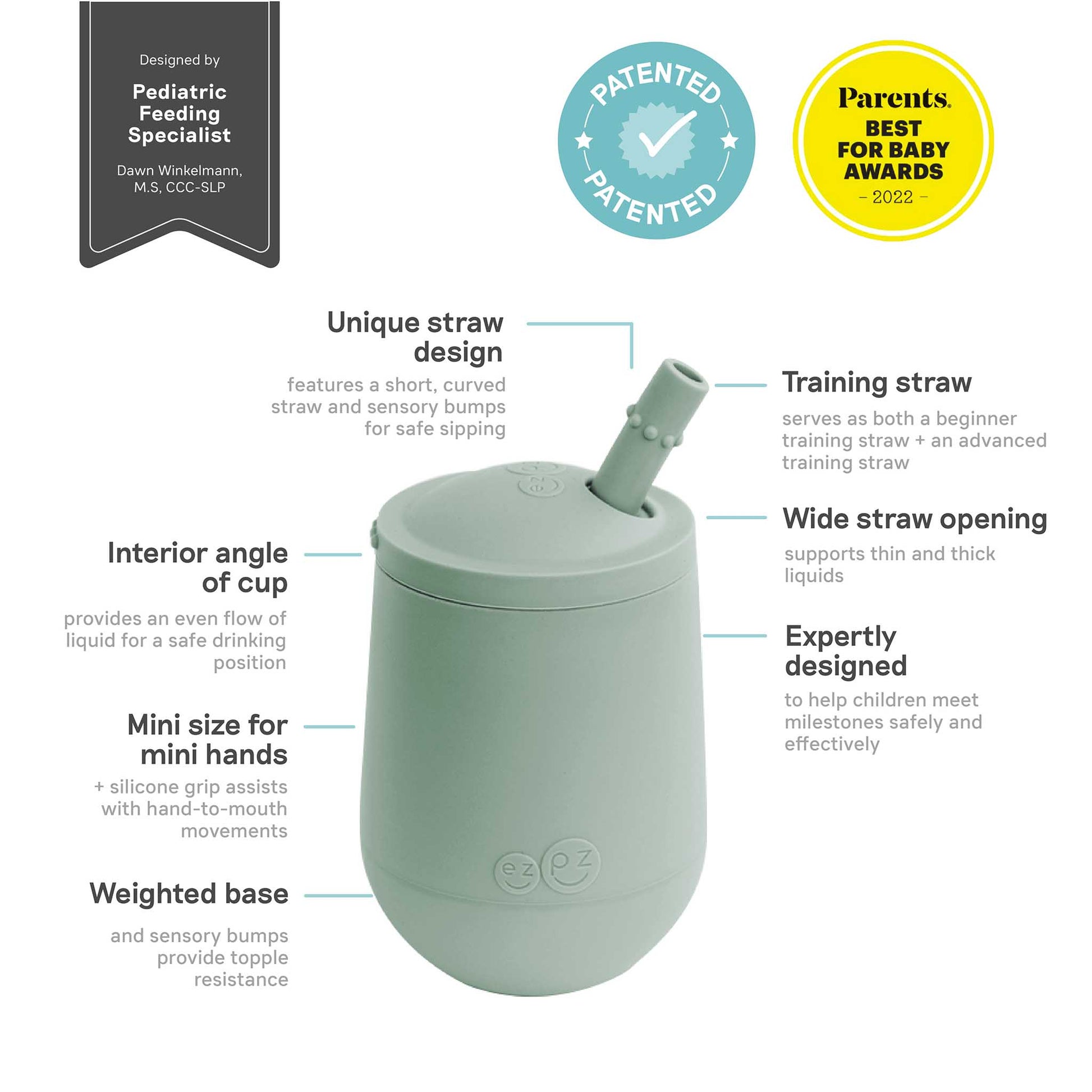 relove | ezpz Mini Cup + Straw System | highly discounted, sample sale | Canada Sippy Cups Hip Mommies