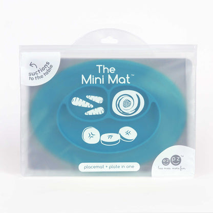 ezpz Mini Mat | Silicone Plate + Placemat for Toddlers | Canada Feeding Hip Mommies