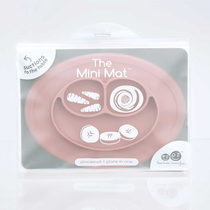 ezpz Mini Mat | Silicone Plate + Placemat for Toddlers | Canada Feeding Hip Mommies