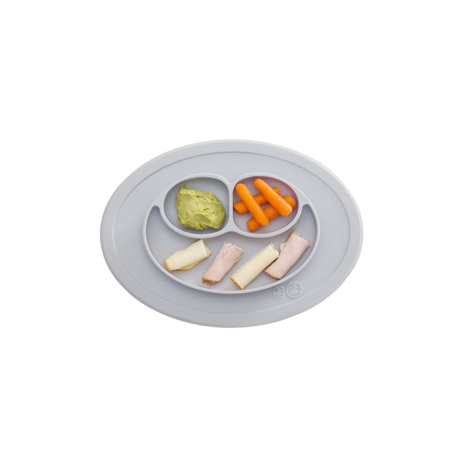 ezpz Mini Mat | Silicone Plate + Placemat for Toddlers | Canada Feeding Hip Mommies