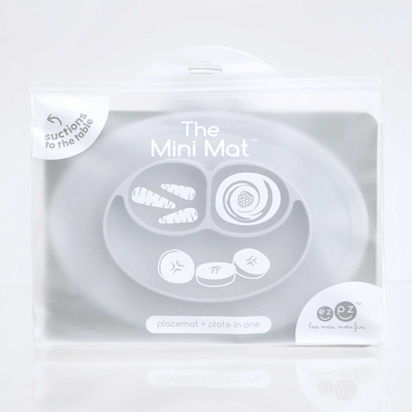 ezpz Mini Mat | Silicone Plate + Placemat for Toddlers | Canada Feeding Hip Mommies