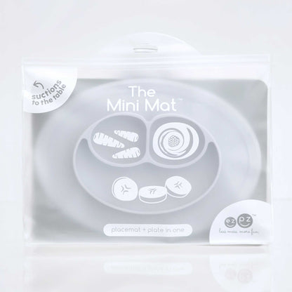 ezpz Mini Mat | Silicone Plate + Placemat for Toddlers | Canada Feeding Hip Mommies