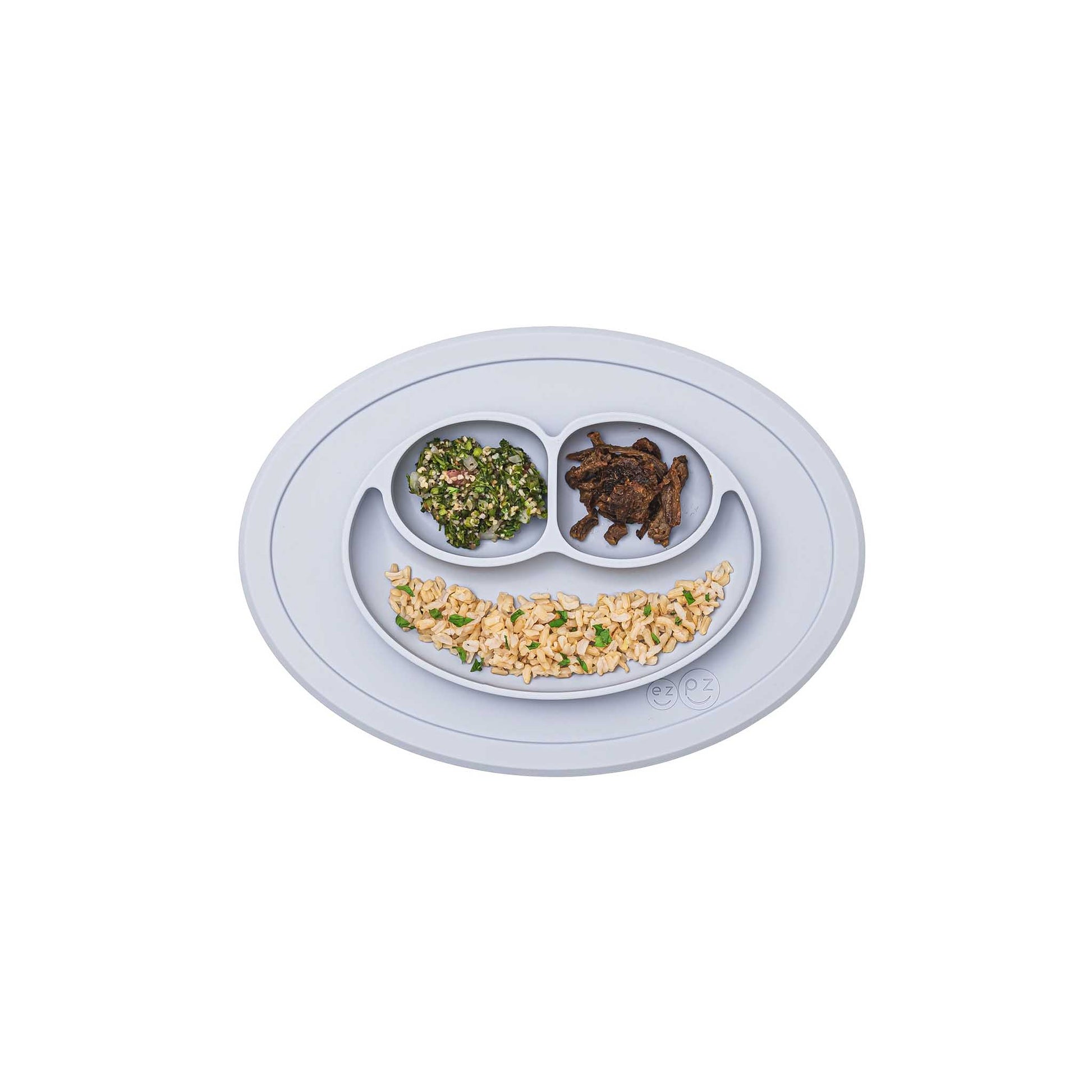 ezpz Mini Mat | Silicone Plate + Placemat for Toddlers | Canada Feeding Hip Mommies
