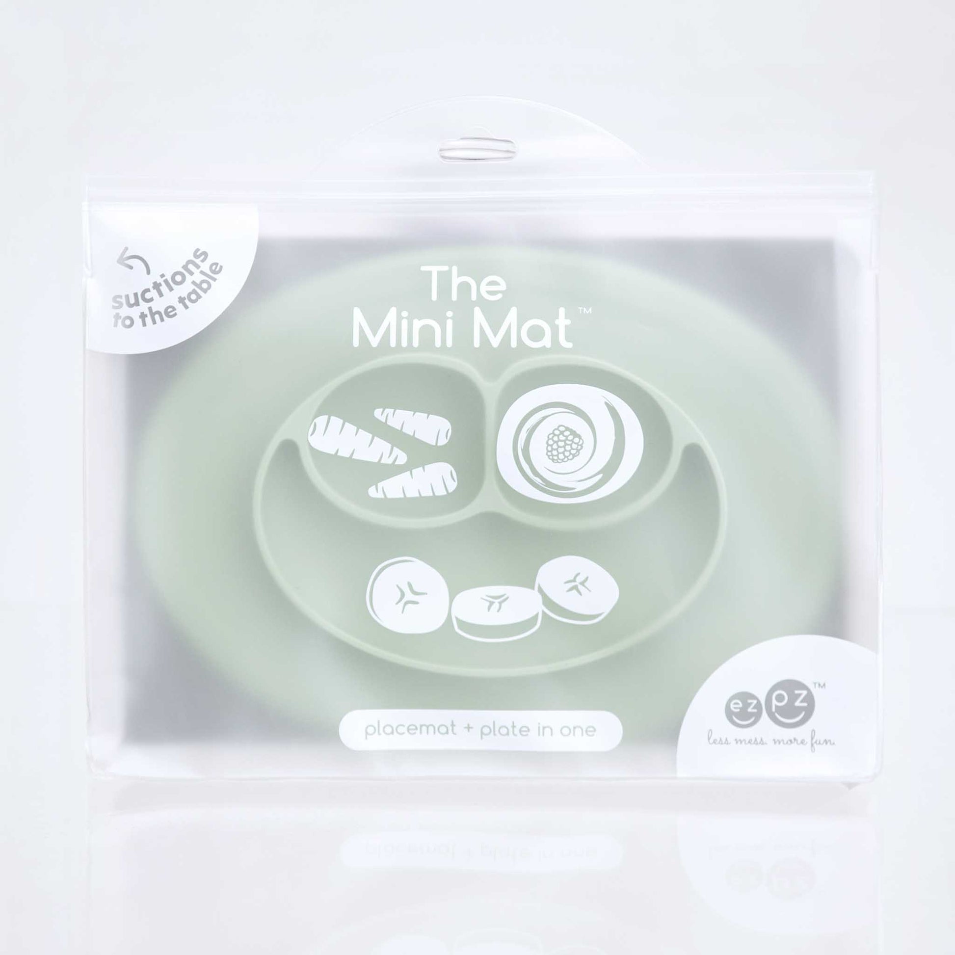ezpz Mini Mat | Silicone Plate + Placemat for Toddlers | Canada Feeding Hip Mommies