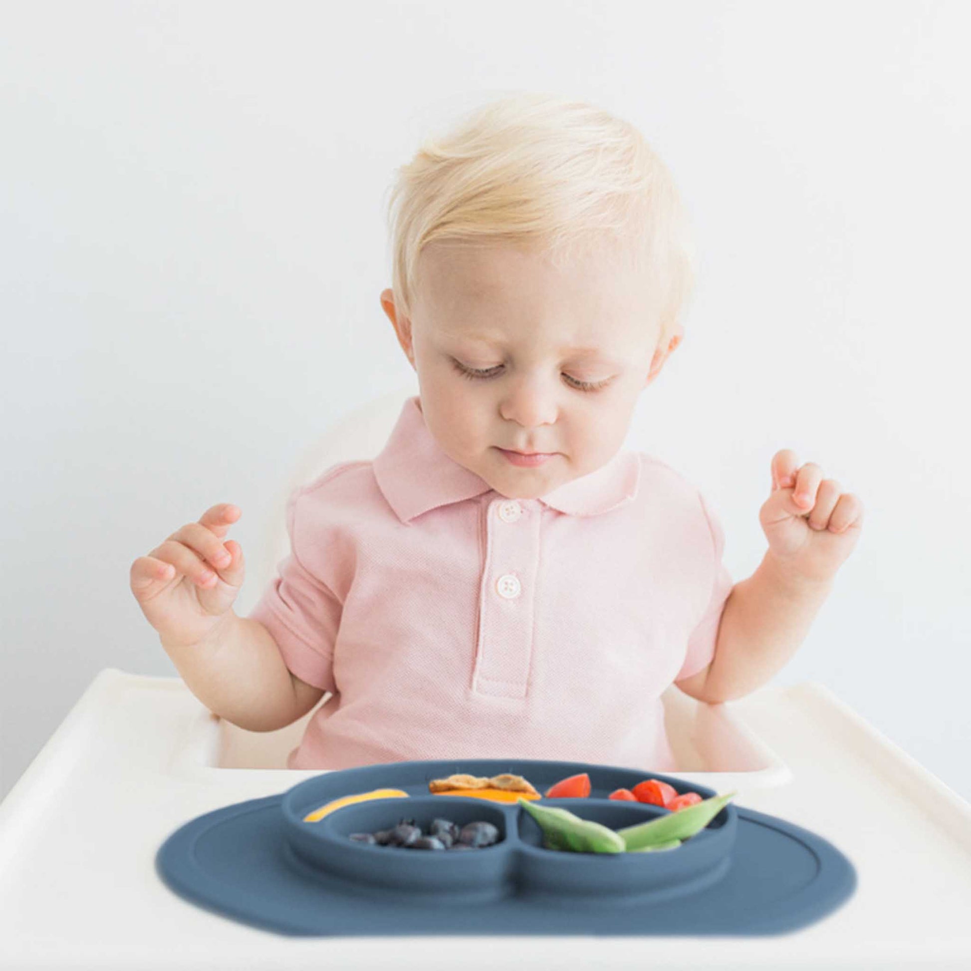 ezpz Mini Mat | Silicone Plate + Placemat for Toddlers | Canada Feeding Hip Mommies