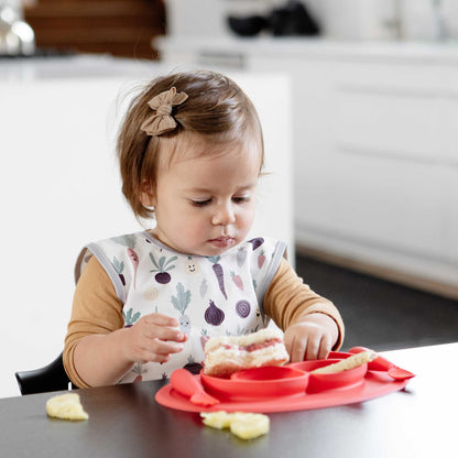 ezpz Mini Mat | Silicone Plate + Placemat for Toddlers | Canada Feeding Hip Mommies