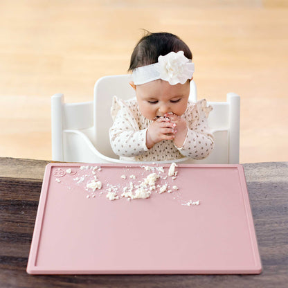 ezpz Mini Placemat | Non-Slip Silicone for Mealtime and Play | Canada Feeding Hip Mommies