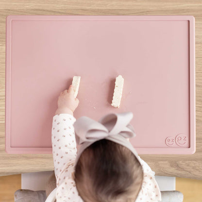 ezpz Mini Placemat | Non-Slip Silicone for Mealtime and Play | Canada Feeding Hip Mommies