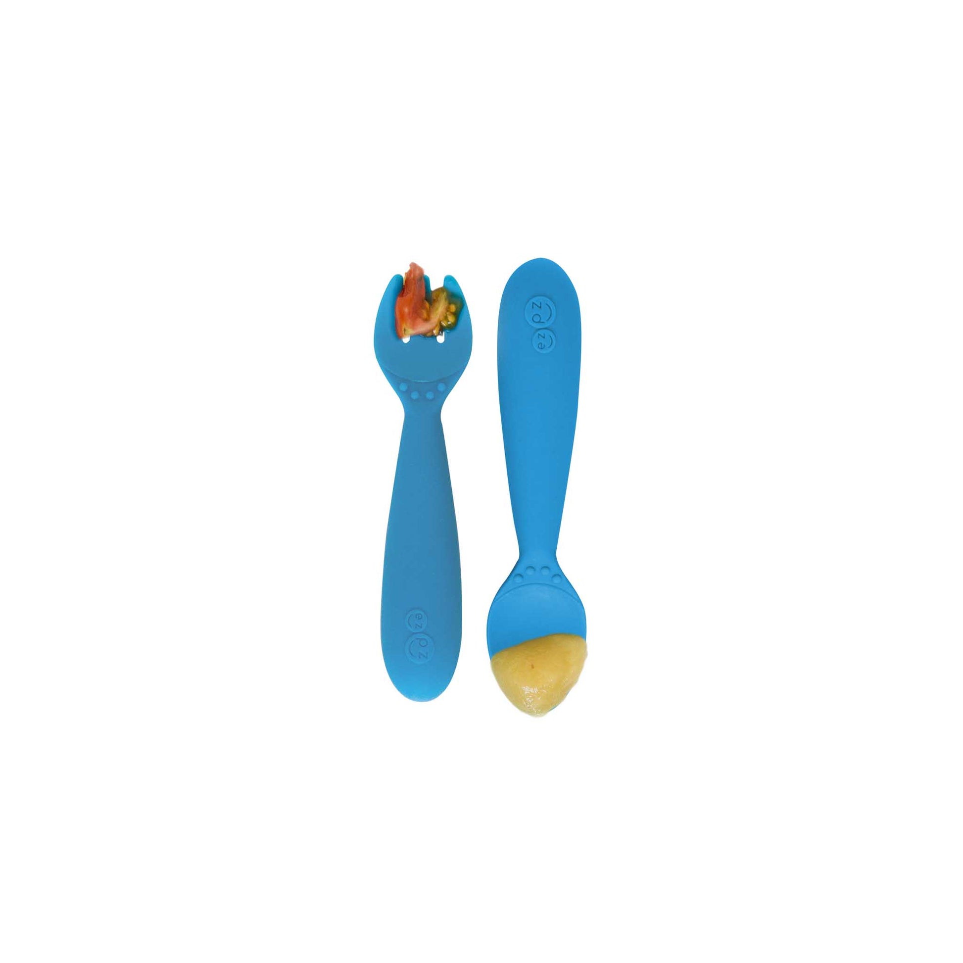 ezpz Mini Utensils | Toddler Spoon & Fork for Self-Feeding | Canada Utensils Hip Mommies