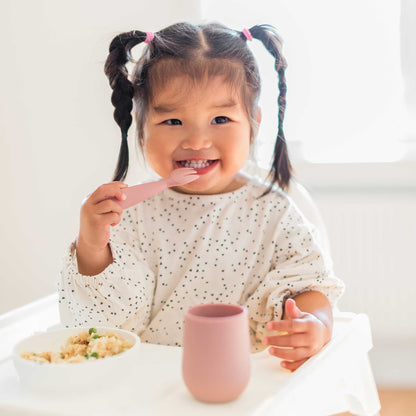 ezpz Mini Utensils | Toddler Spoon & Fork for Self-Feeding | Canada Utensils Hip Mommies